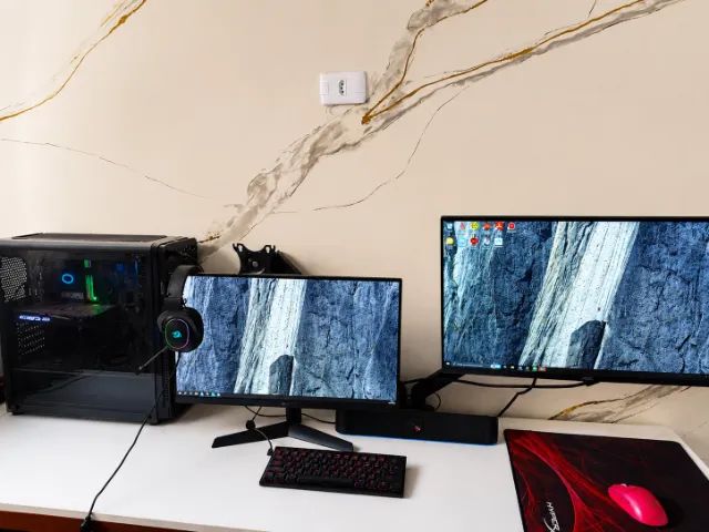 PC Gamer Completo + 2 Monitores 144Hz Oportunidade - Foto 3