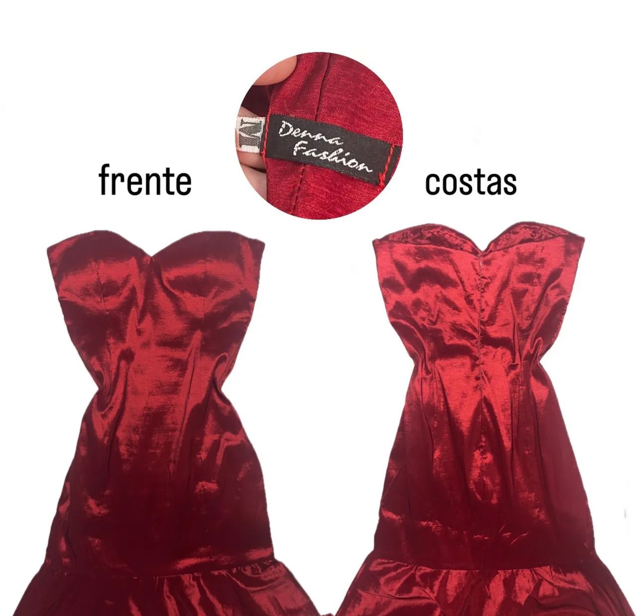 Vestido de festa vermelho 
