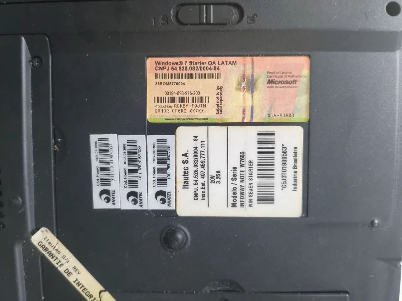 notebook Itautec infoway 7655 - Foto 3