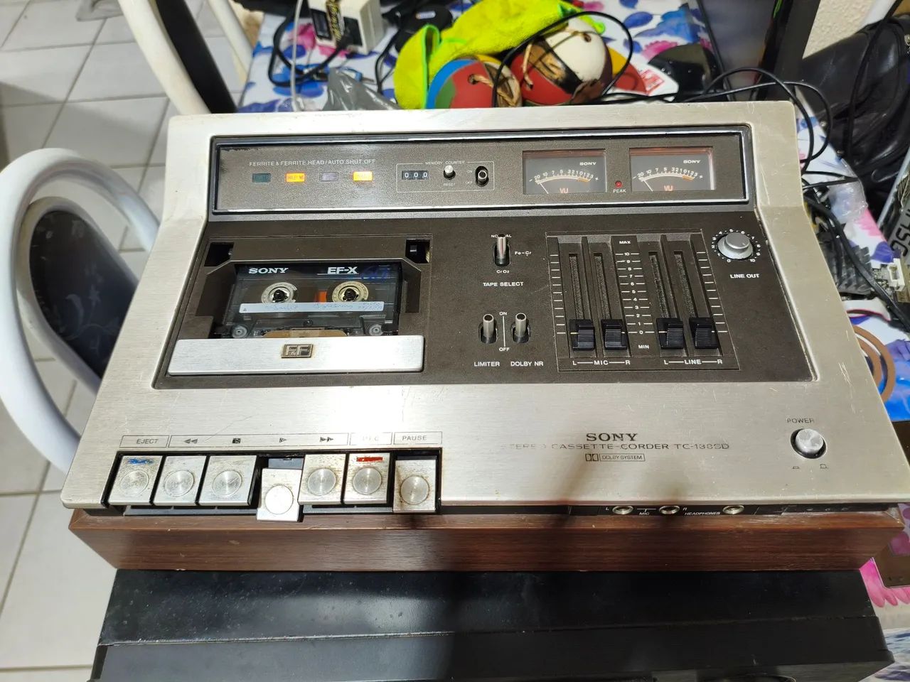 TAPE DECK SONY MODELO TC 138 SD(FERRITE) - Foto 2