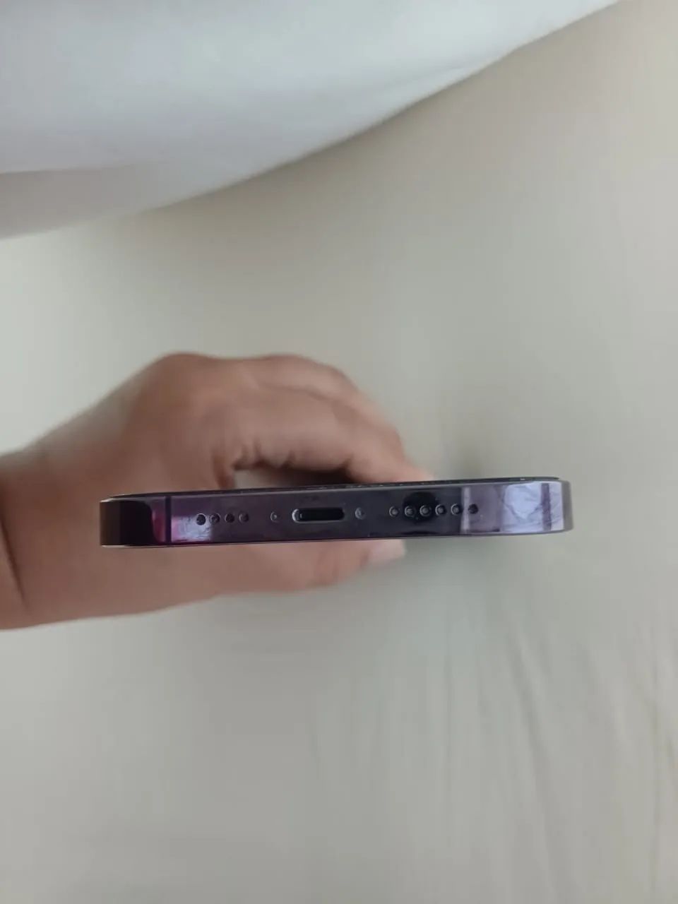 iPhone 14 Pro Max - 256GB - roxo profundo  - Foto 4