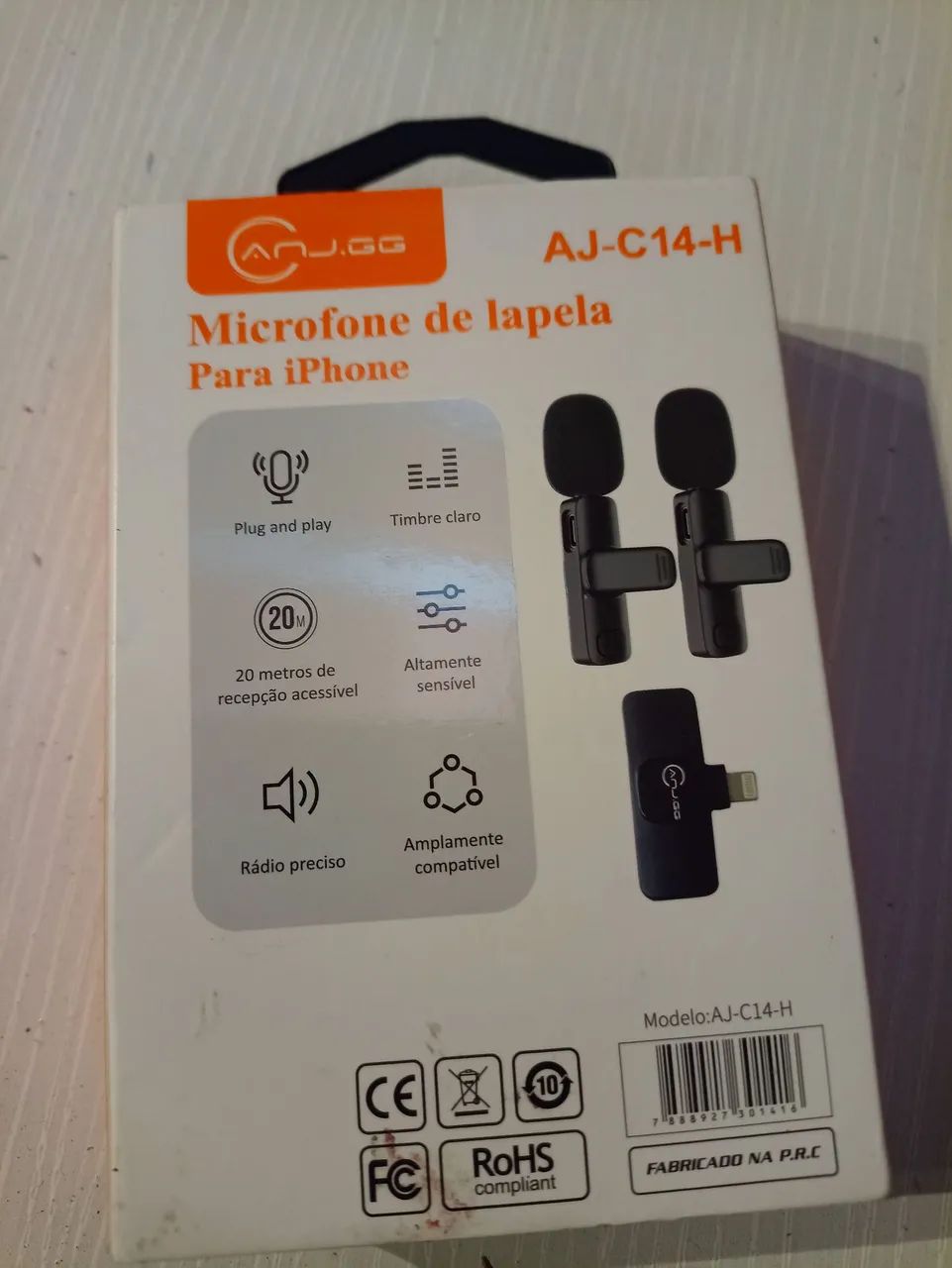 Microfone de lapela para iPhone  - Foto 2