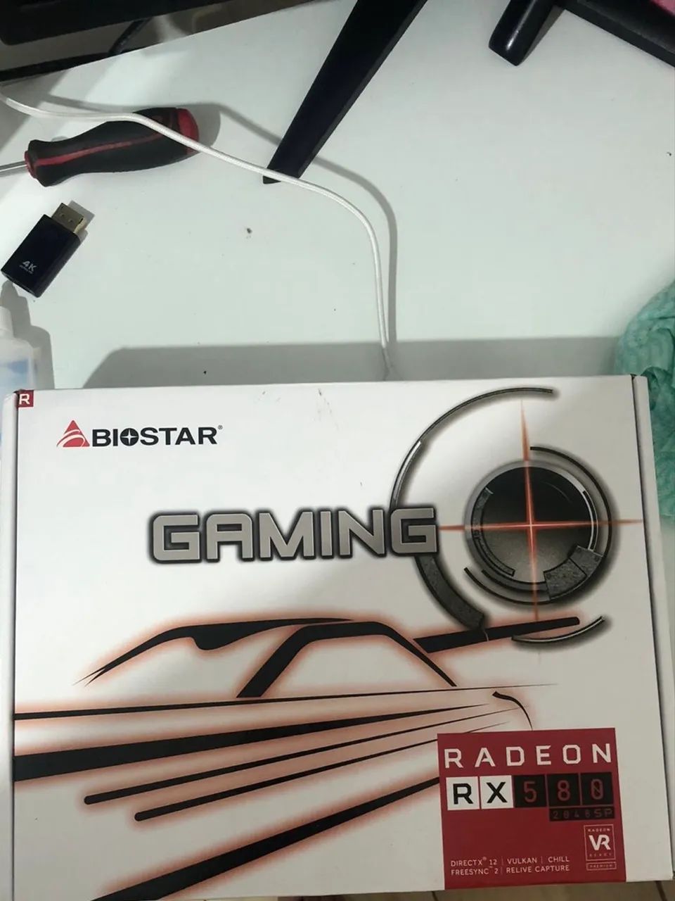 PLACA DE VÍDEO RX580 8GB NACIONAL - Foto 2