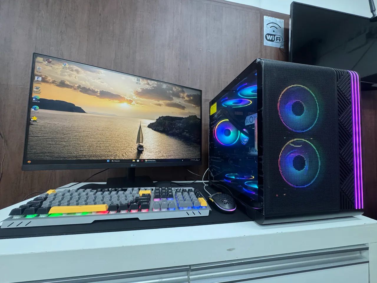 Pc gamer completo NOVO com GARANTIA  - Foto 3