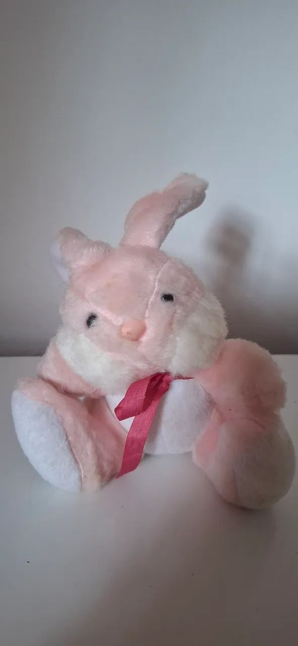 Pelúcia Coelho cor de rosa - Foto 3