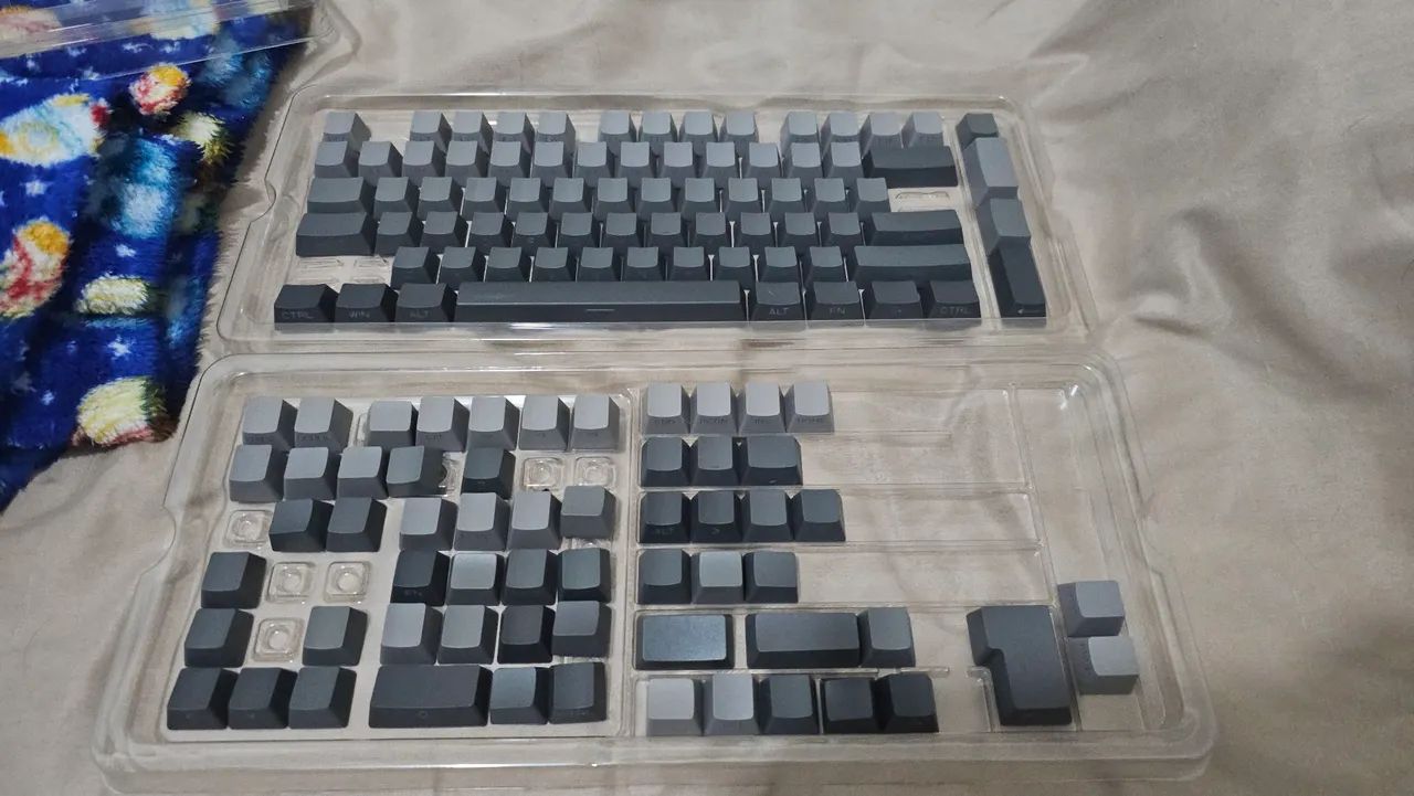Keycaps XVX Cinza degrade 126 peças  - Foto 3