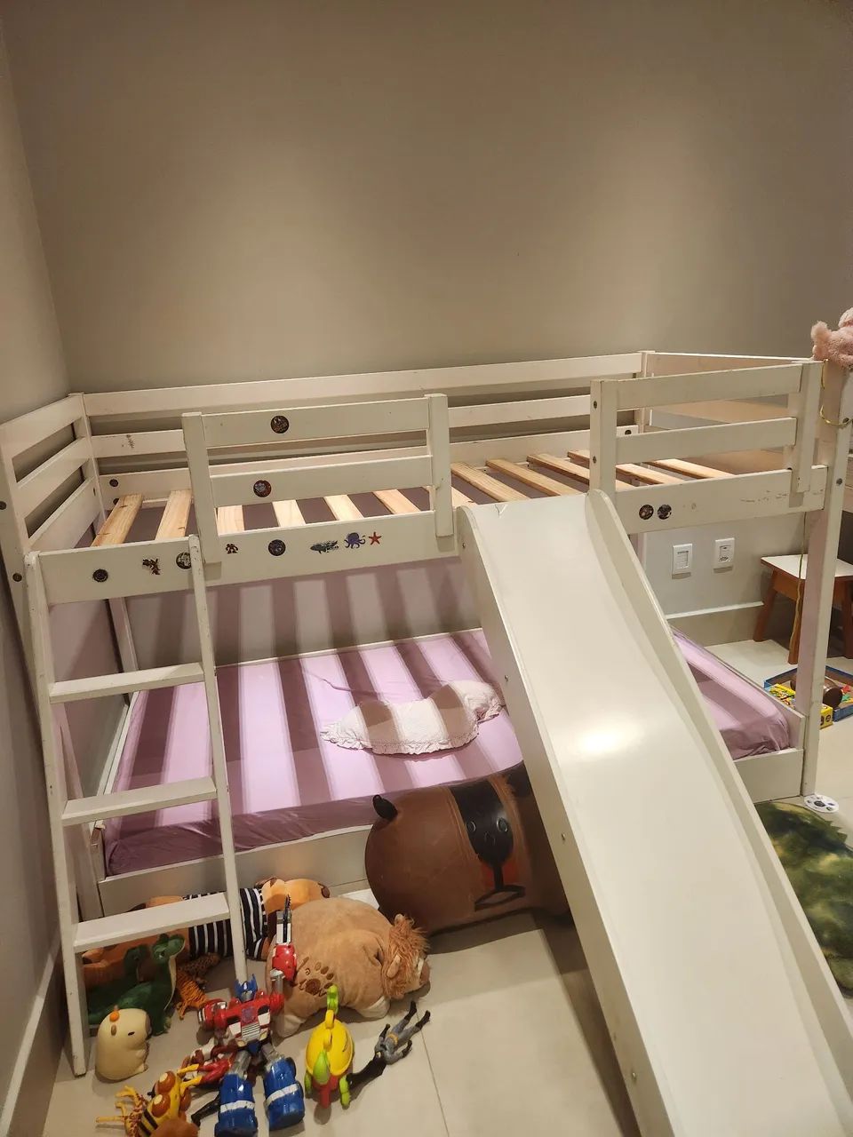 Bicama Infantil com Escada e Escorregador - Foto 3