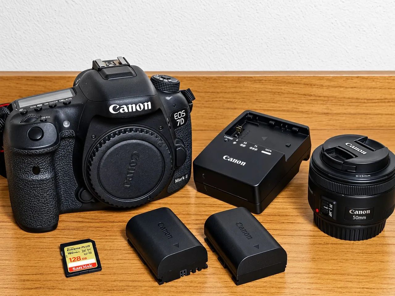 Câmera canon eos 7d mark ii dslr - Foto 4
