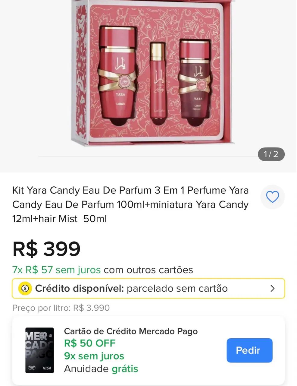 Conteúdo do Kit: da Lattafa inclui uma fragrância feminina Yara Candy de 100ml - Foto 4