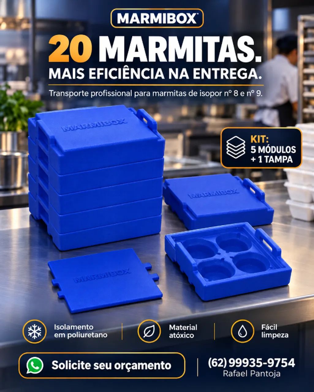 CAIXA TERMICA MARMIBOX - HOTBOX - Foto 2