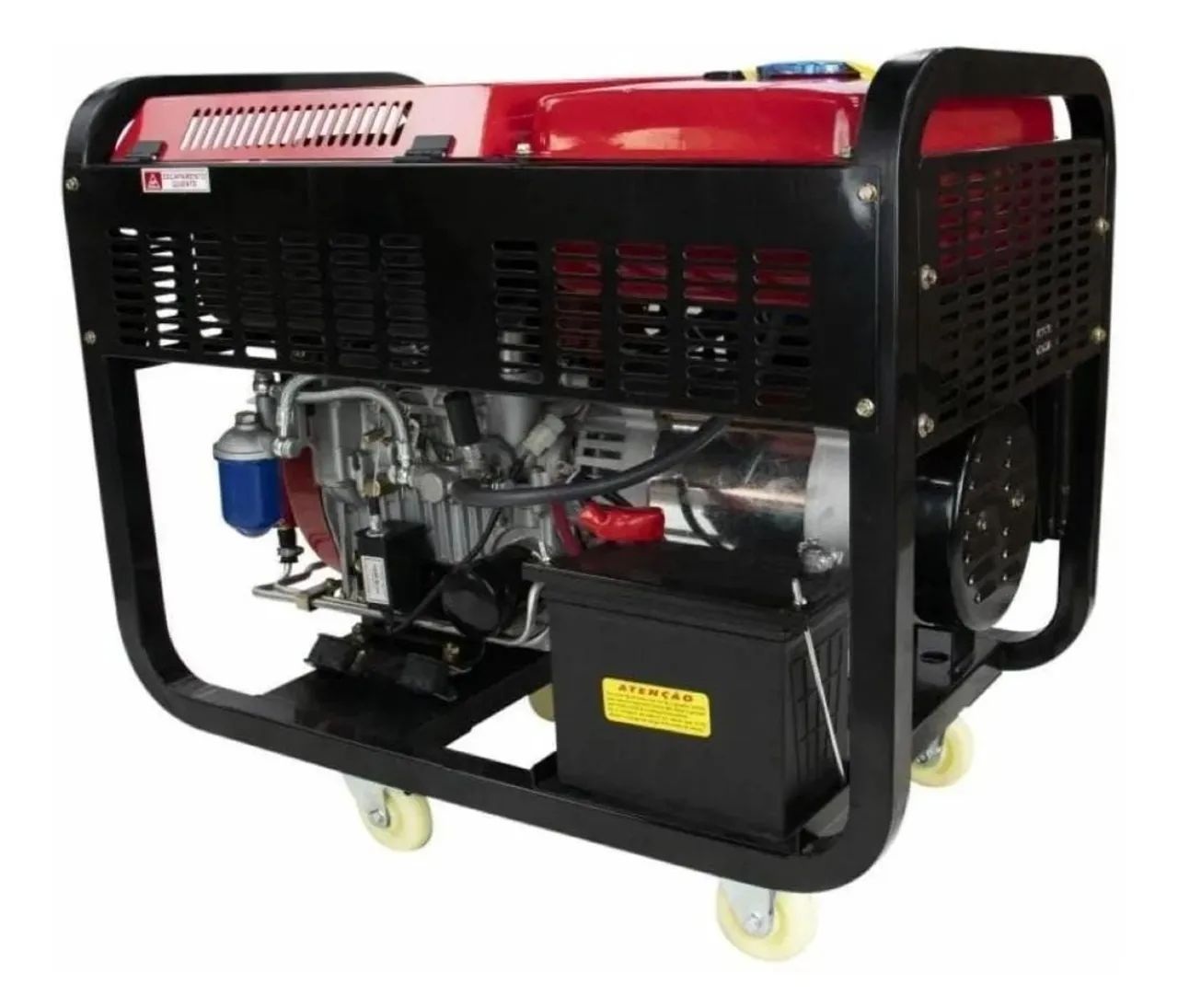 Gerador de Energia Diesel Motomil MDG-12E 12 KVA Monofásico 110/220V - Foto 2