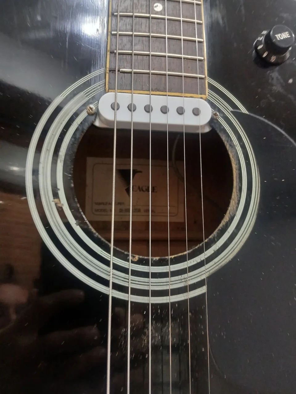 Violão eagle modificado  6 cordas - Foto 3