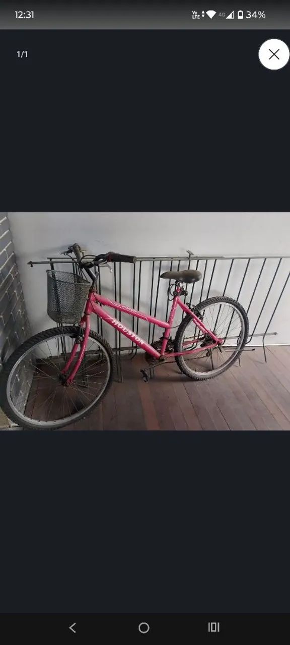 Bicicleta aro 24 com marcha 