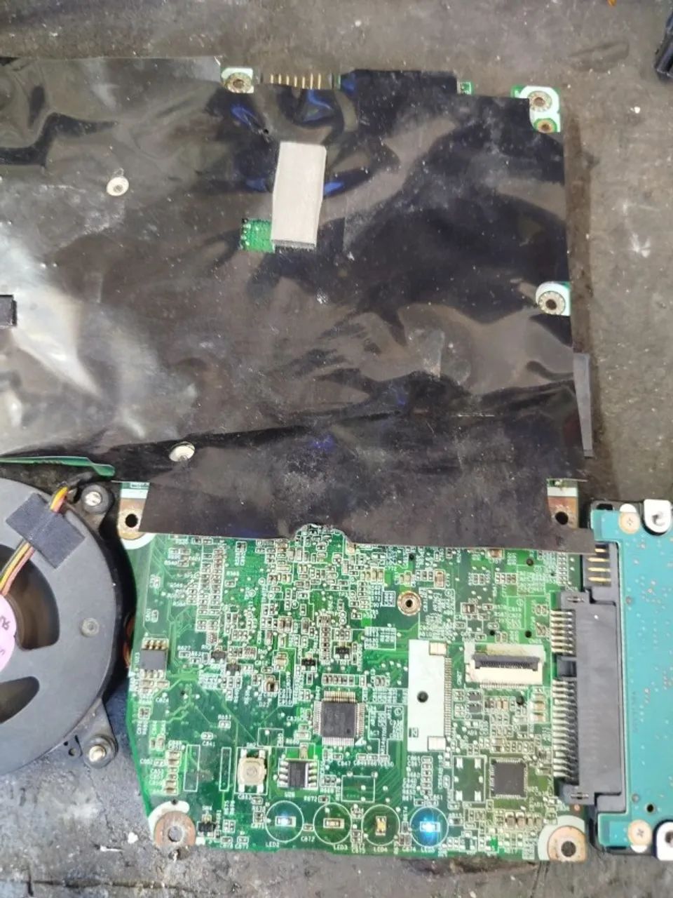Placa mãe Notebook 71r-a14hv6-t840 funcionando - Foto 2