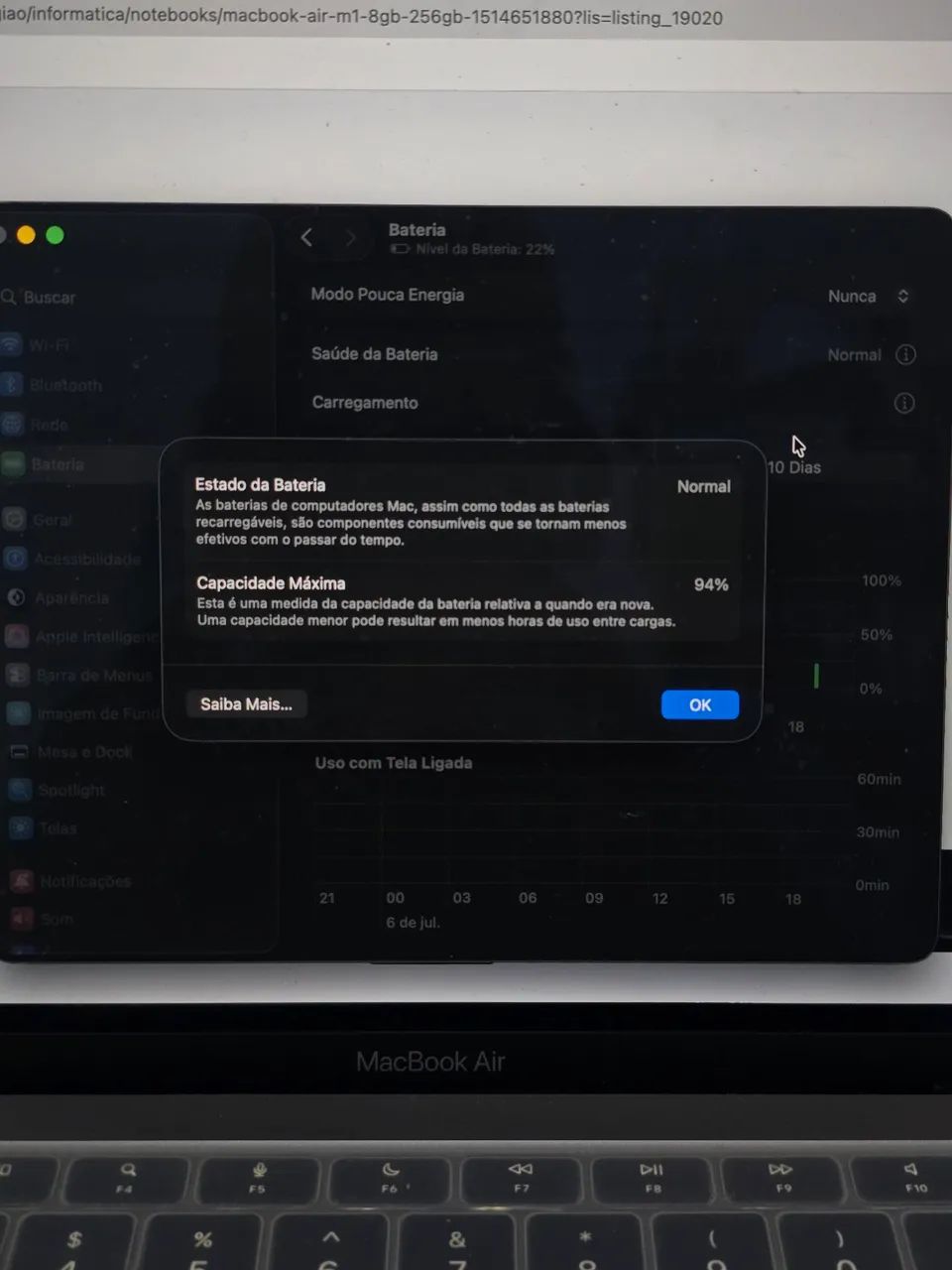 Macbook Air M1 NOVO