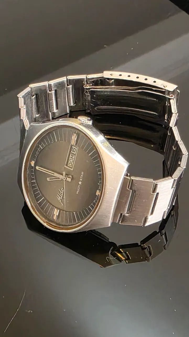 Relógio Mido Maracanã Multistar Automático 25 rubis Caixa Pulseira