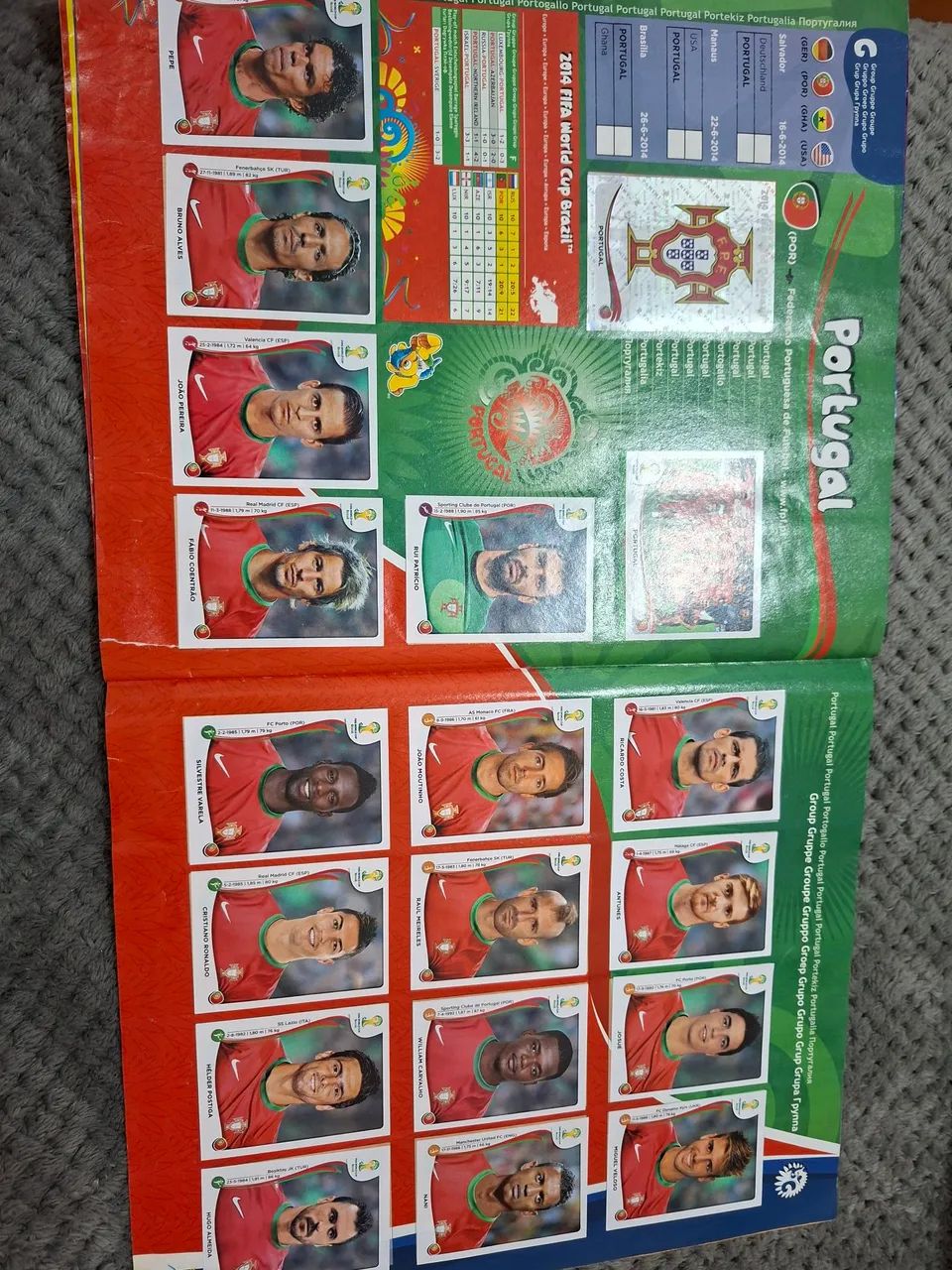 Álbum de figurinhas Copa do Brasil 2014 completo - Foto 5