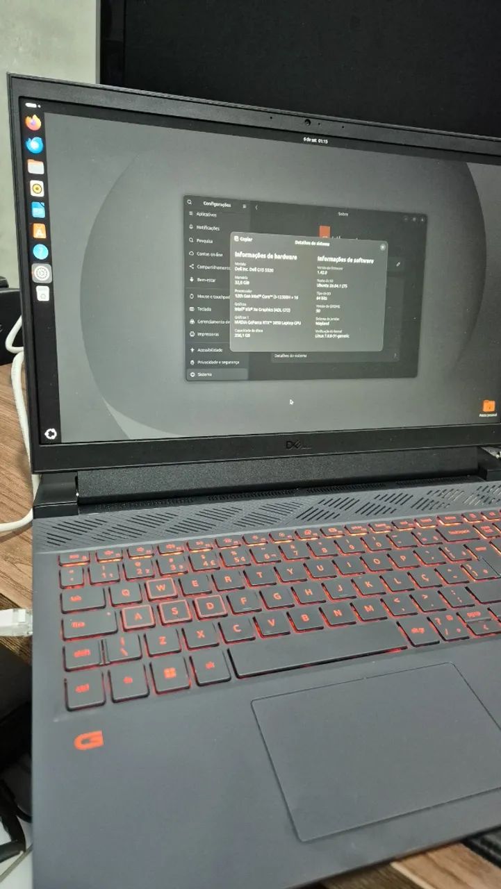 Dell G15 5520 - Intel Core i5 12ª Geração | 32GB RAM | RTX 3050 - Foto 4