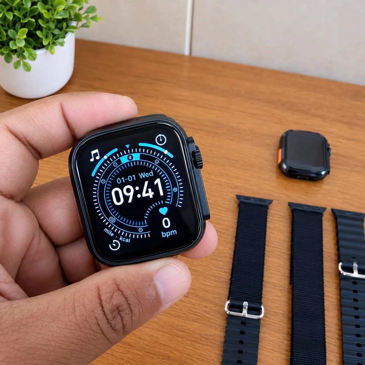 Smartwatch T800 com 2 Pulseiras Ajustáveis - Foto 3