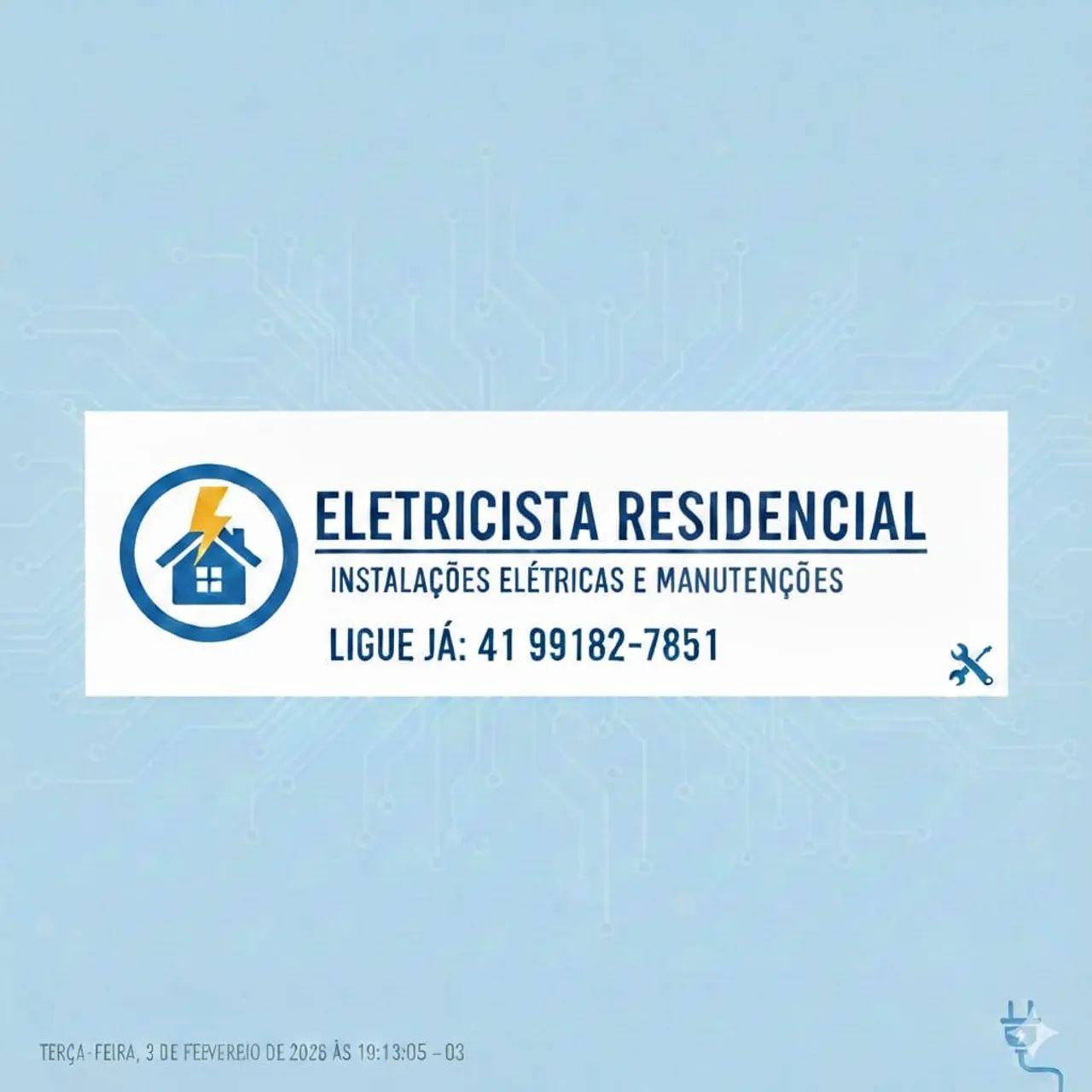 ELETRICISTA (Reparos Gerais)