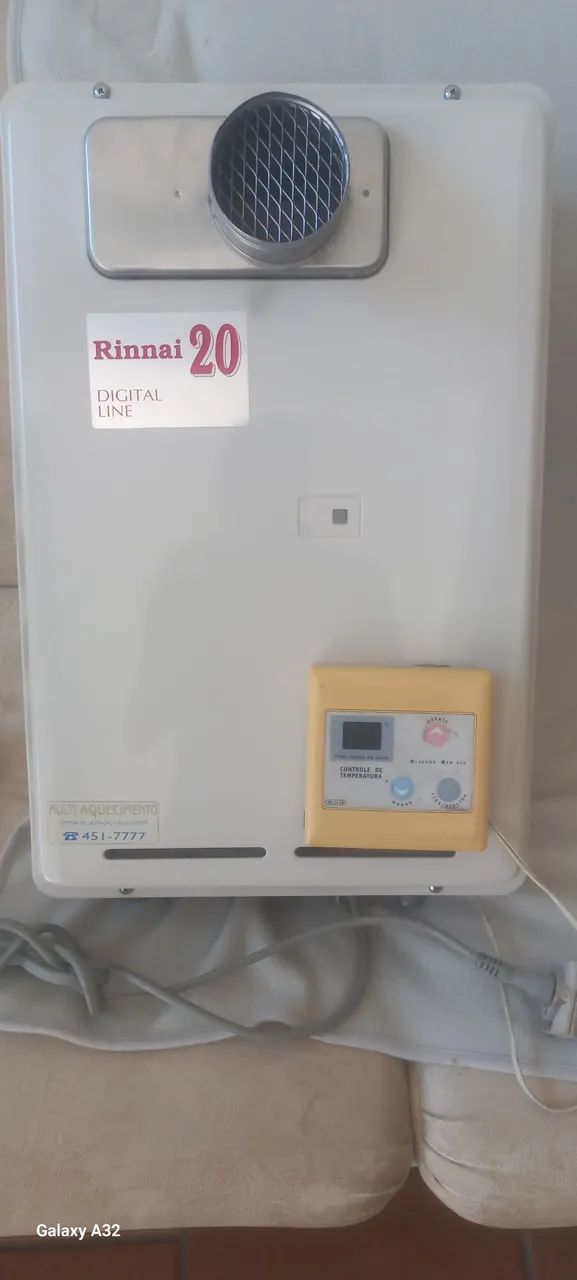 Junker aquecedor a gás digital Rinnai - 20 litros - Foto 2