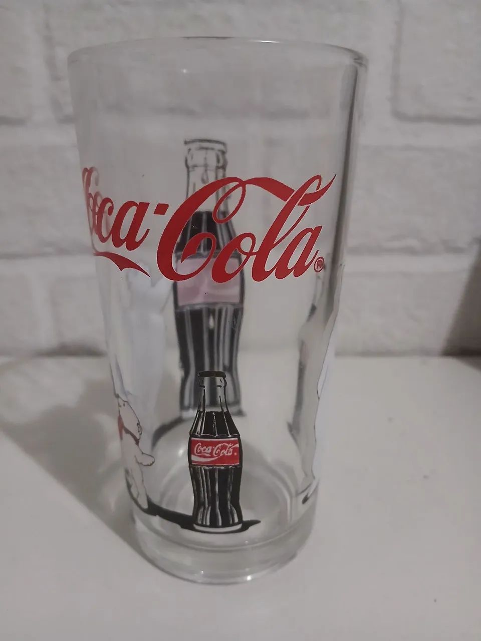 Raro Copo Coca de vidro ursinhos anos 90 - Foto 5