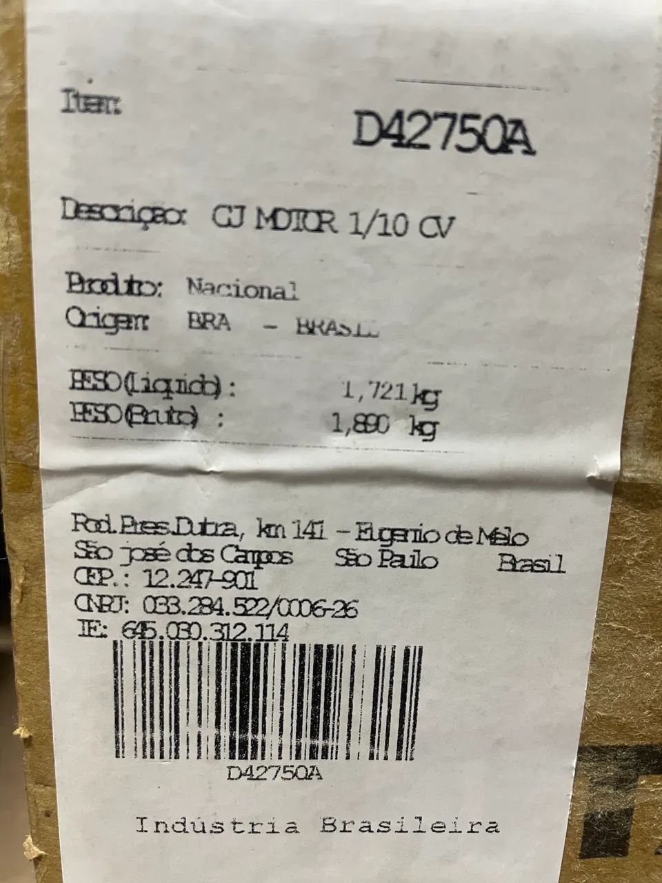 Motor Hitachi D42750A - Foto 3