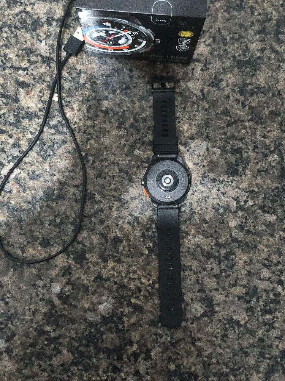 Haylou Solar Ultra GPS Smartwatch - Caixa e Carregador - Foto 5