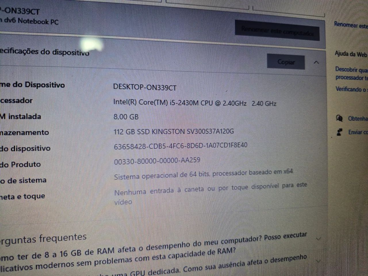 Notebook hp i5 com garantia - Foto 4