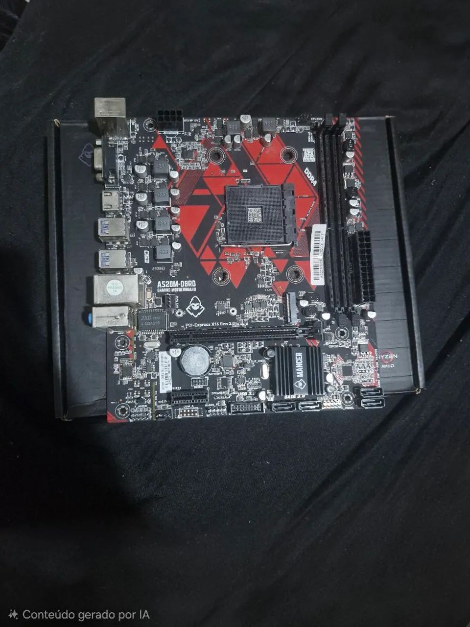 Vende-se placa mãe A520M DRBD - Foto 2