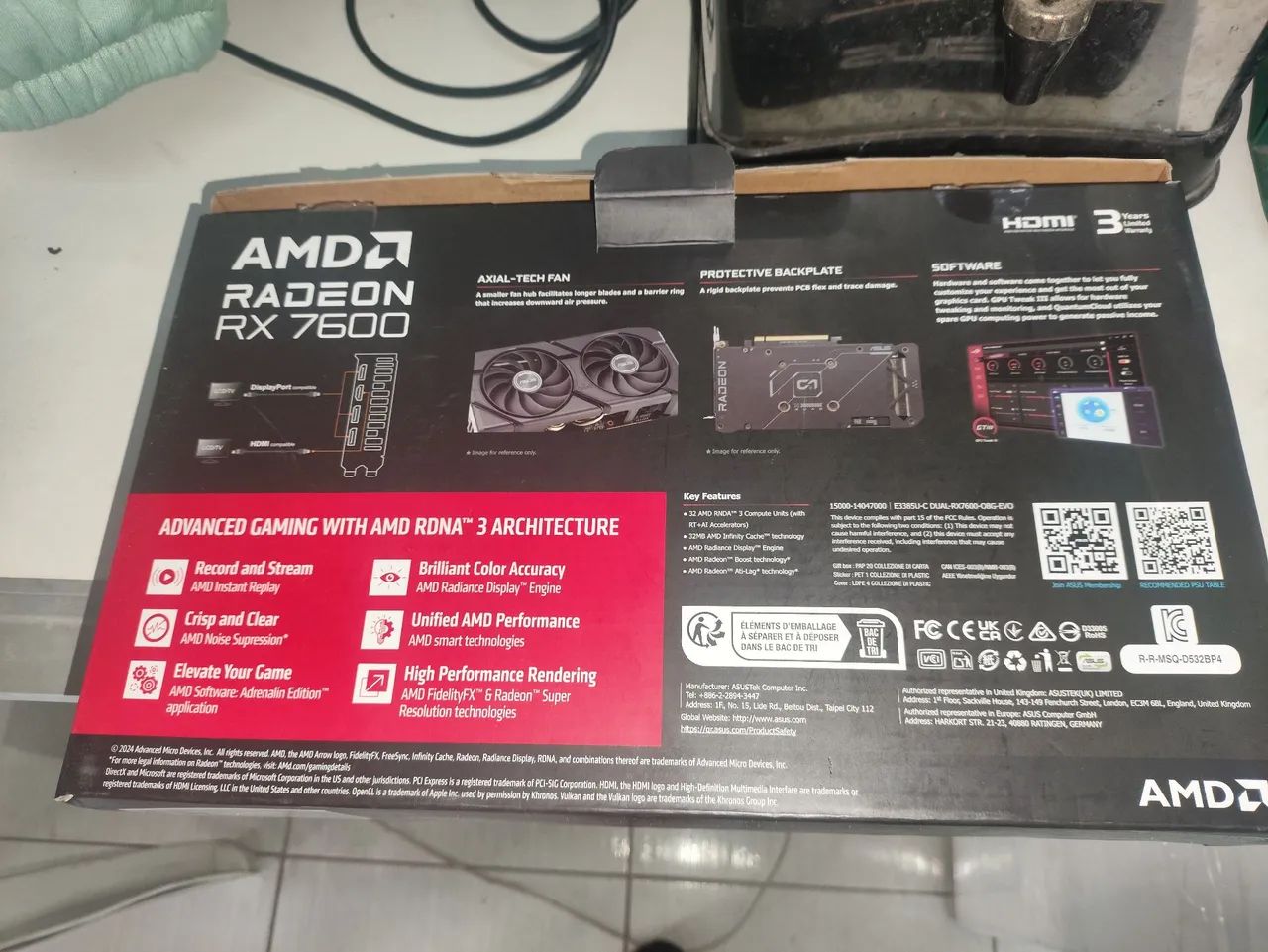 RX 7600 8g  - Foto 3