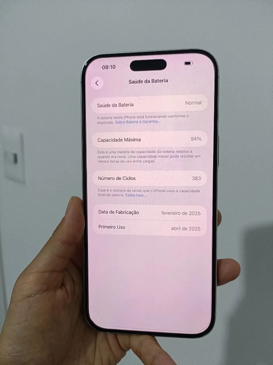 iPhone 16 Pro Max 256GB - Titânio Branco - Foto 3