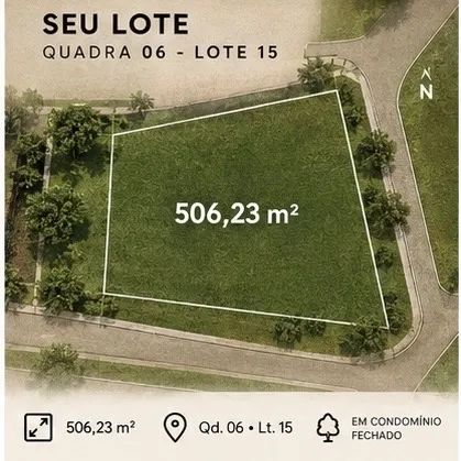 LOTE NO ALTEZA DO LAGO ? 506,23 m² - Foto 4