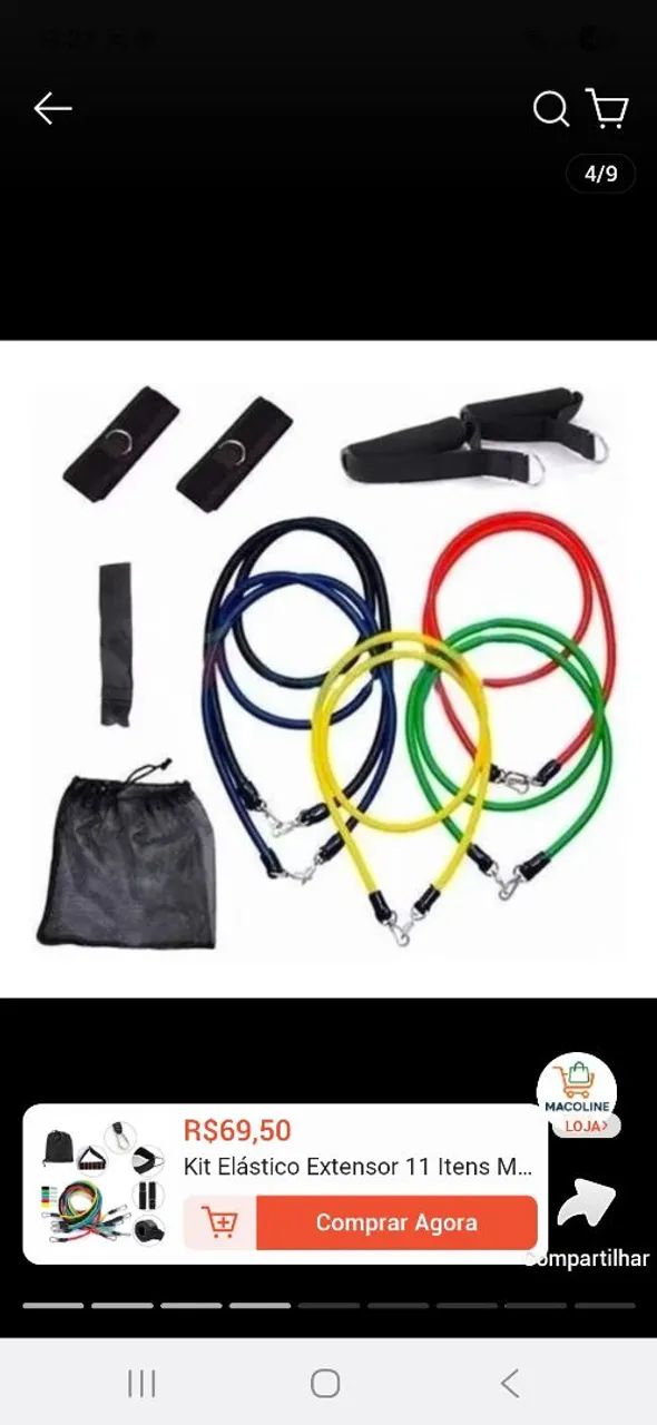 KIT EL ÁSTICO PARA EXERCÍCIOS  - Foto 2