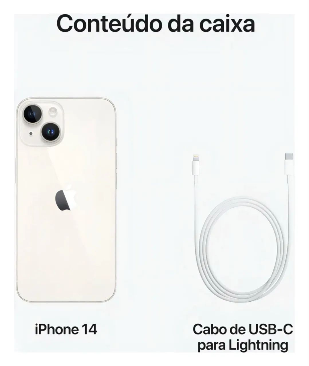 Apple iPhone 14 (128 GB) - Estelar (Novo com caixa aberta) - Foto 2