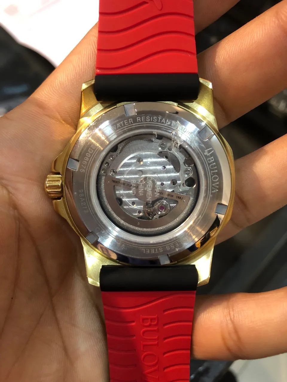 Relógio Bulova Marine Star 98A272 - Automático Open Heart  - Foto 2