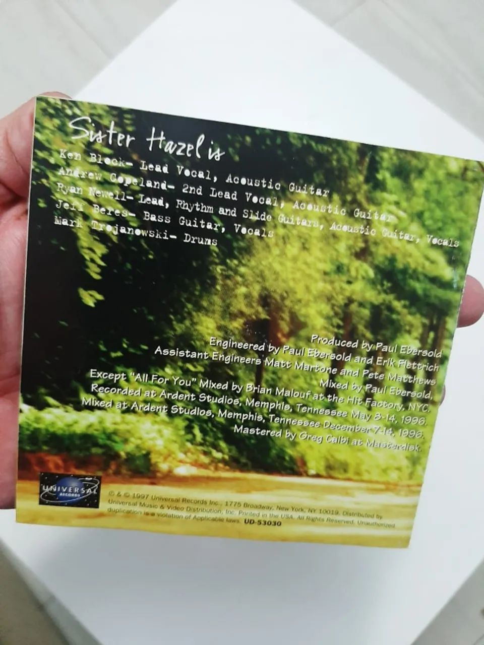 CD Sister Hazel - Somewhere More Familiar - 1997 - Foto 3