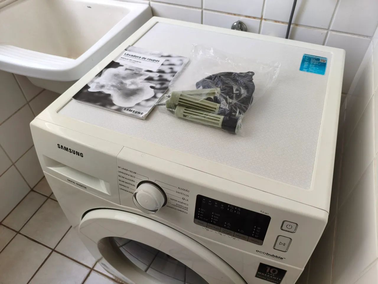 Lava e Seca Samsung 9kg 220v Branco - Foto 2
