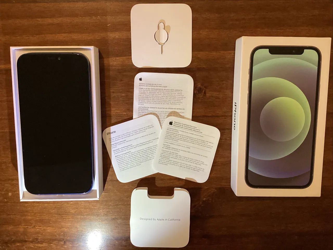 iPhone 12 Azul 128GB ? Completo com caixa e acessórios - Celulares