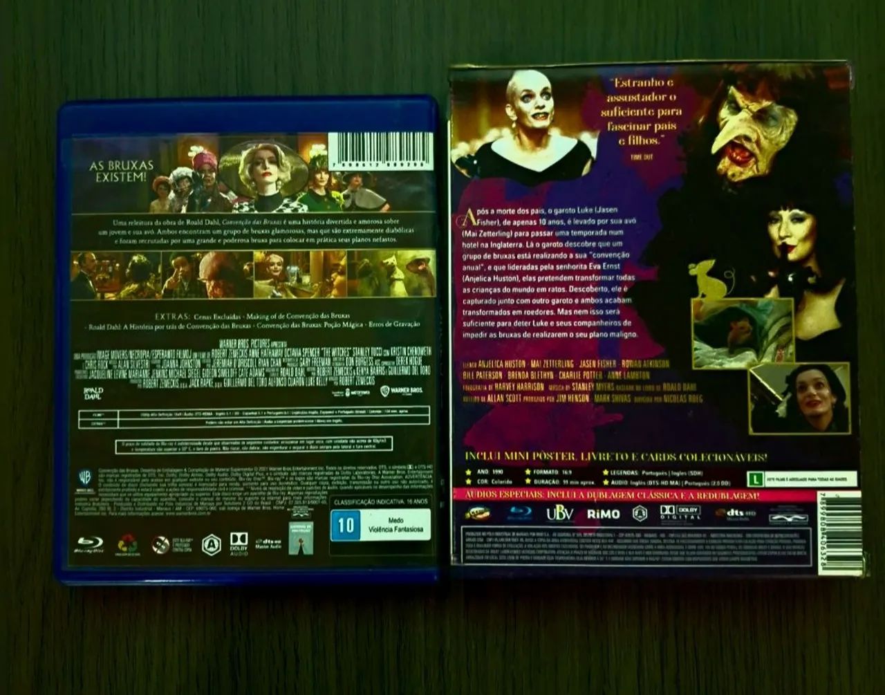 Blu-ray convenção das bruxas 1990/2020 c/poster - Foto 2