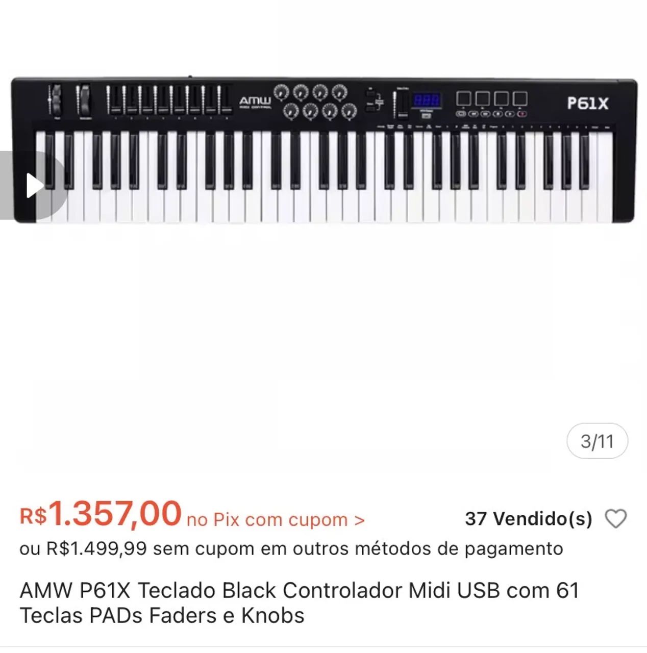 Vendo !  Interface de audio mais controlador midi  - Foto 4