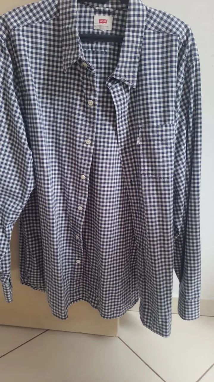 Camisa  Masculina Xadrez Levi's XG - Foto 3
