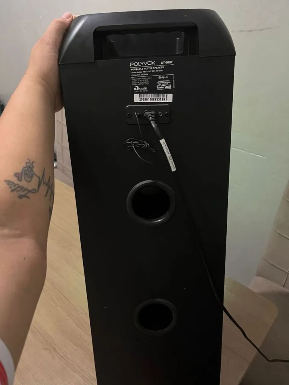 Vendo torre polyvox !! Xt 660t semi nova R$450 pra levar logo ! - Foto 3