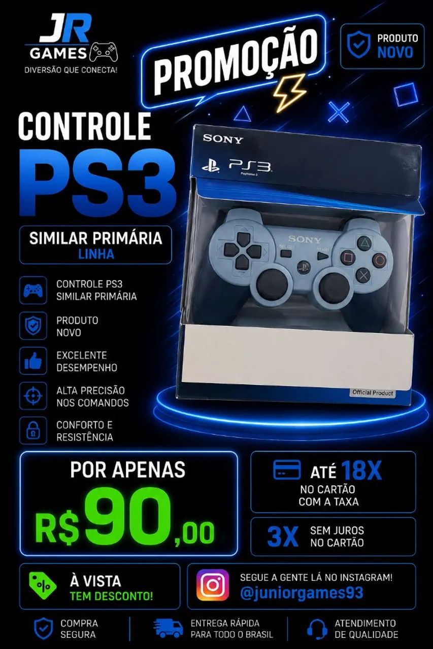 Controle ps3 