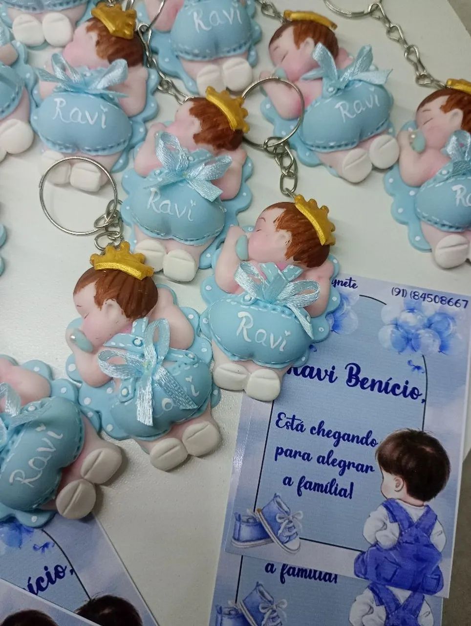 Lembrancinhas para chá de bebê em Biscuit  - Foto 4