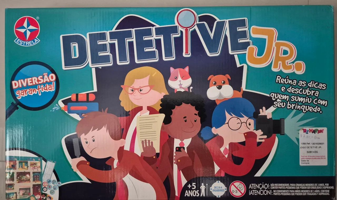 Jogo de Tabuleiro DETETIVE