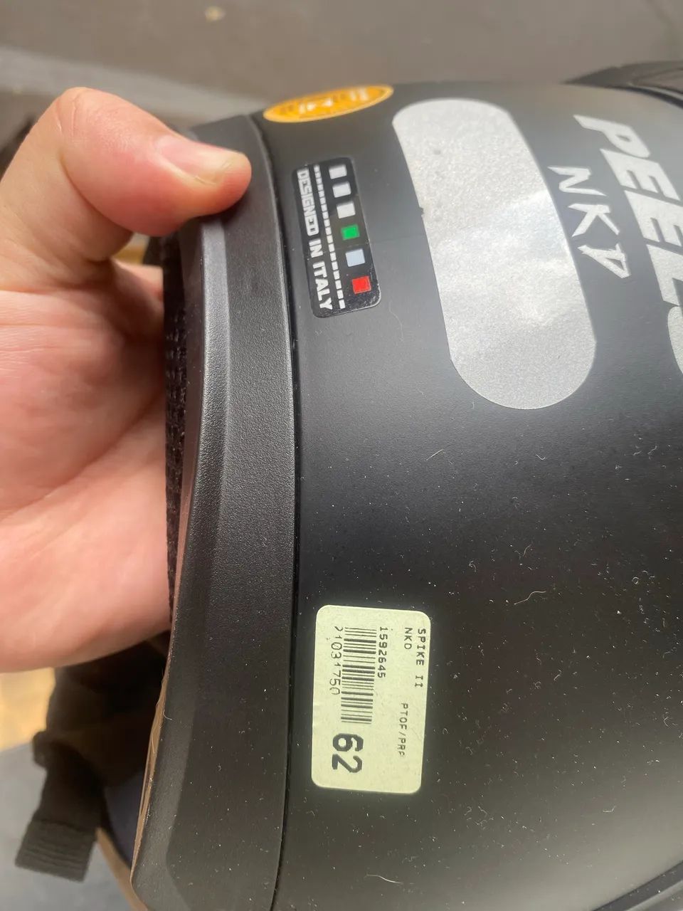 Capacete spyke pells 62 usado 2x novo - Foto 3