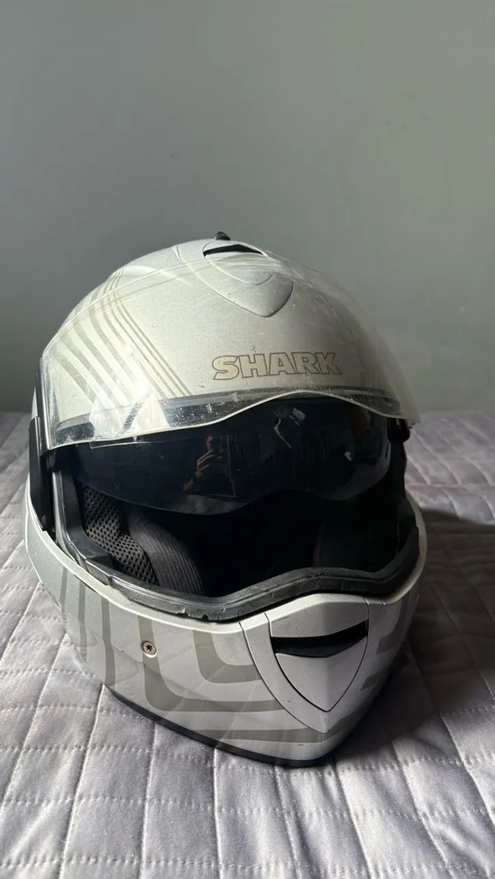 CAPACETE SHARK ESCAMOTIAVEL