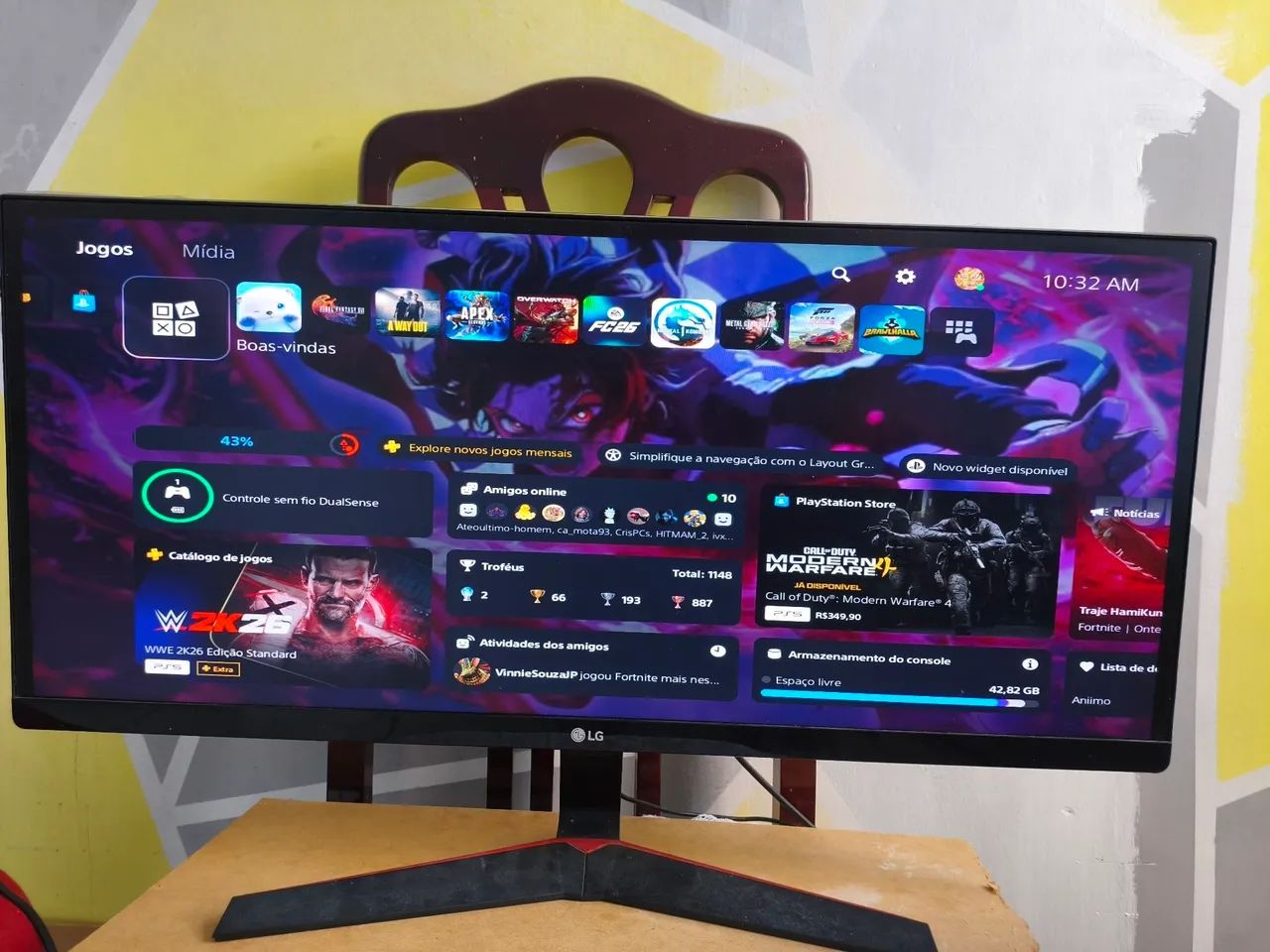 Monitor LG ultrawide 29 polegadas 