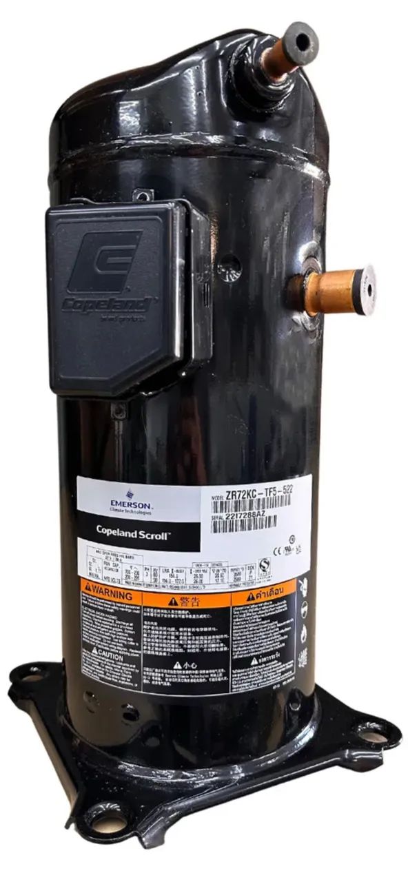 Compressor Copeland Scroll 7.5tr R22 220v 3f Zr72kc-tf5-522